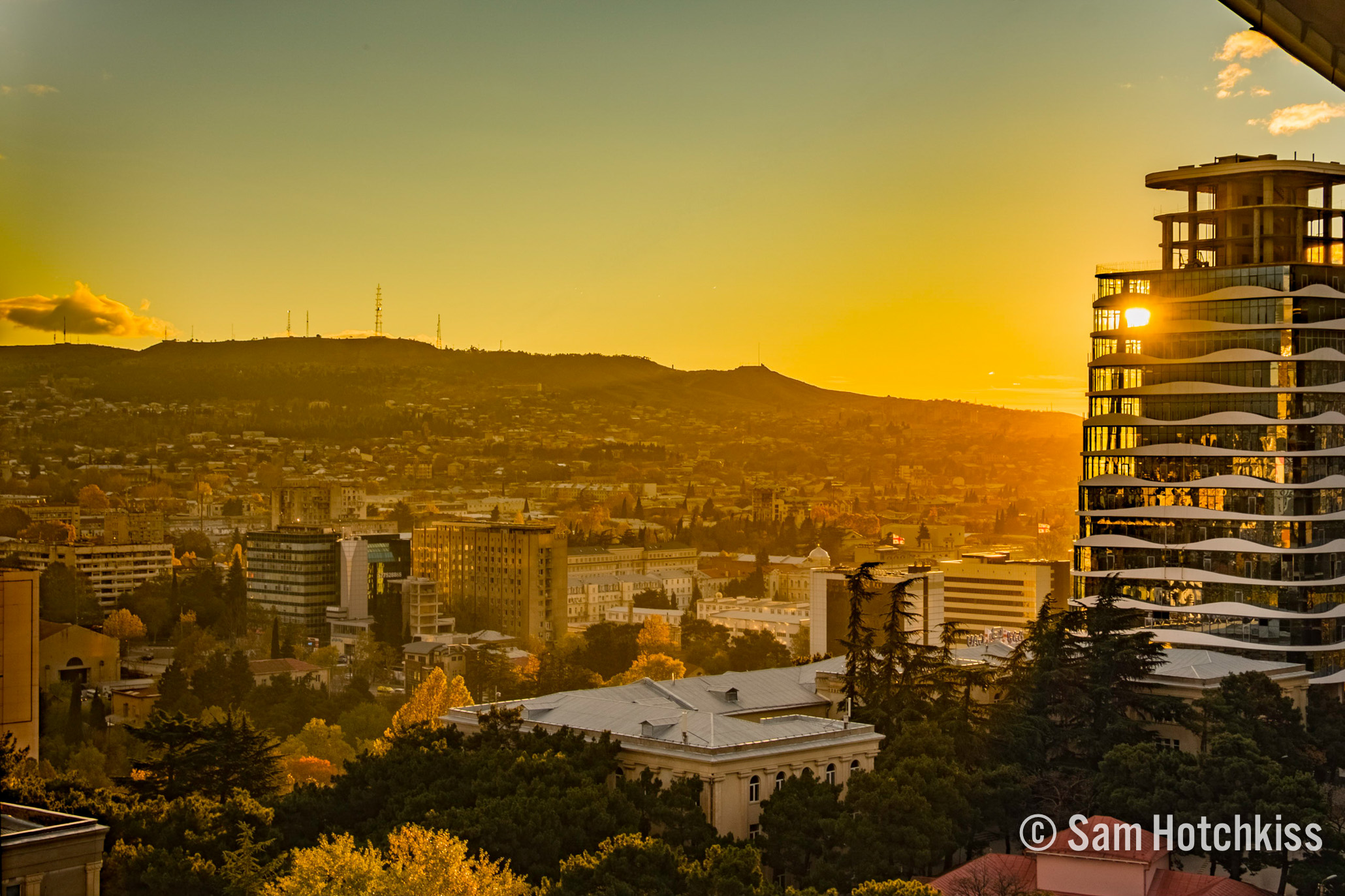Sunrise on Tbilisi