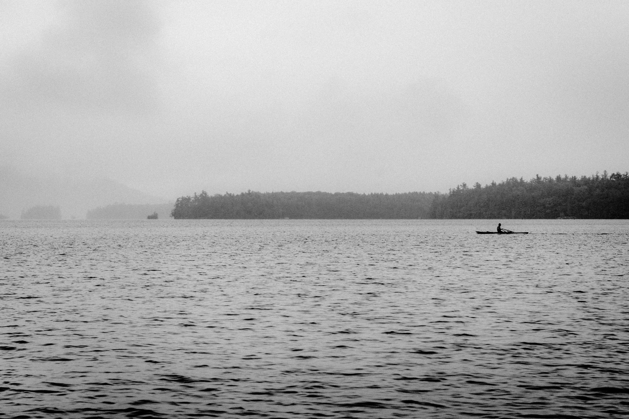 Rowing on Squam Lake