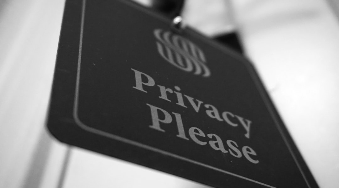 a black and white photo of a sign that says privacy please a black and white photo of a sign that says privacy please